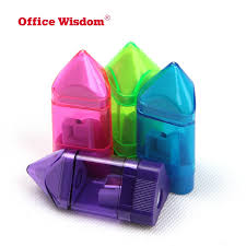 2 in 1 Triangle Sharpener & Eraser – Elite Stationery House