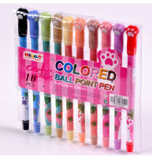 Macaco "Cat Paws" colored ballpoint pens