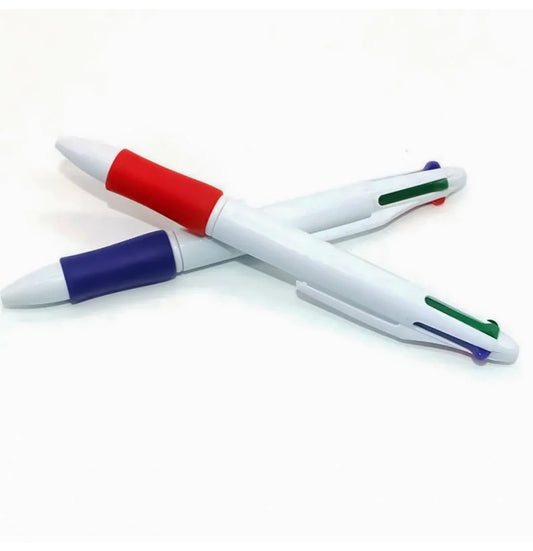 Keyroad Ballpoint Pen - 1mm Rubber Grip 4 Colors - 1 Pen