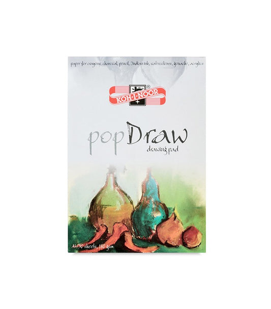 White Sketchbook for Artists - Koh-I-Noor - 180 gsm Pad - 30 Sheets