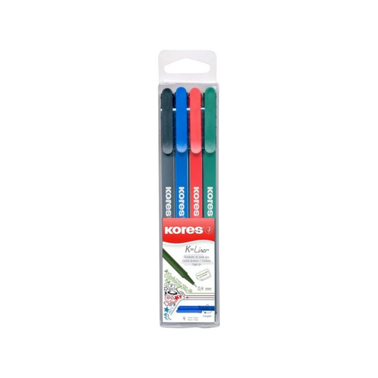 Kores K-Liner Mix Colors Ball Pen 0.4 mm