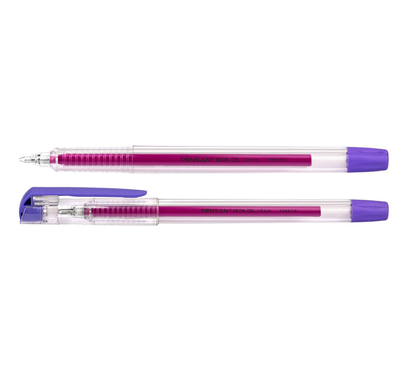 Pensan Neon gel pen 2227, set of 6 pens – 1 mm