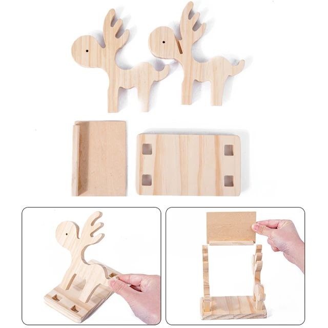 Wooden Reading Blocks | Rotating Letter Puzzles for Kids