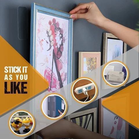 Pack of 60 Reusable Multifunctional Double-Sided Adhesive Tape