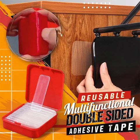Pack of 60 Reusable Multifunctional Double-Sided Adhesive Tape