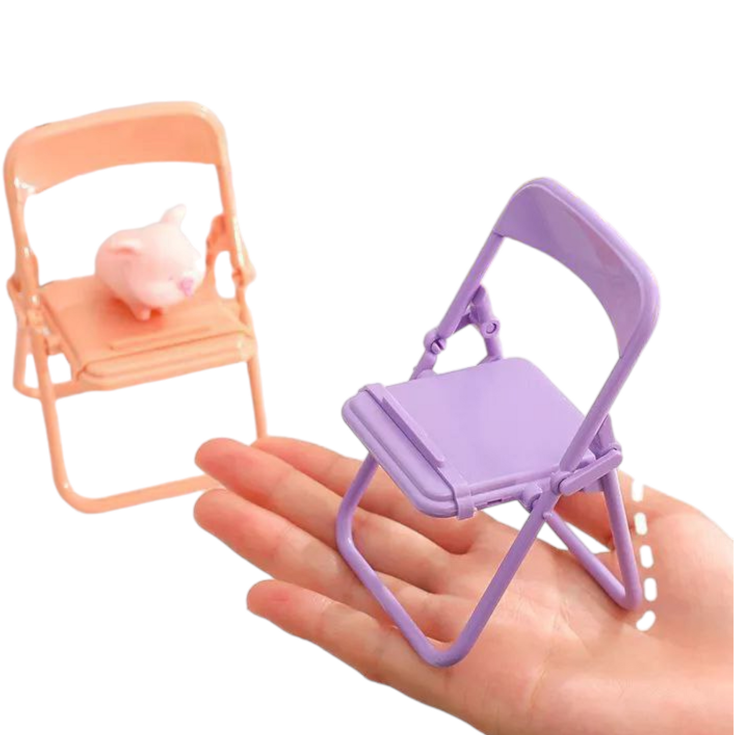 Cute Color Chair Adjustable Phone Holder Stand