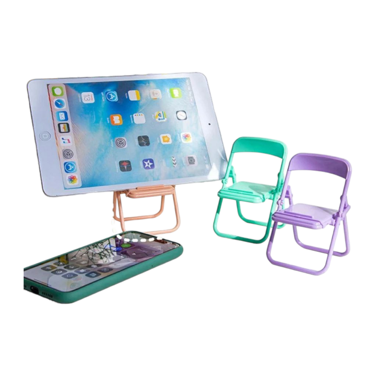 Cute Color Chair Adjustable Phone Holder Stand