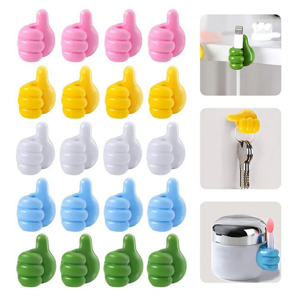 10 Pcs Thumb Shape Key Hooks