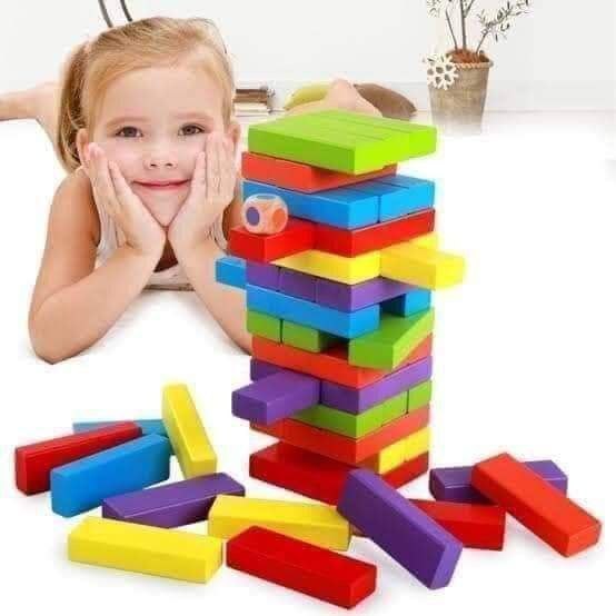 Generic Colour Wooden Blocks Game