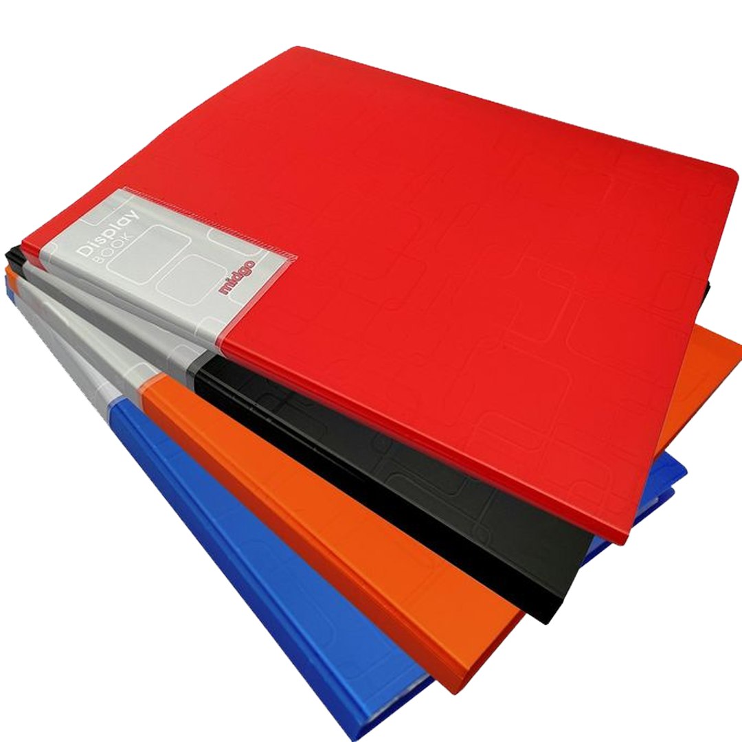 20 Pockets Midgo A4 Office Clear Book, M-230A