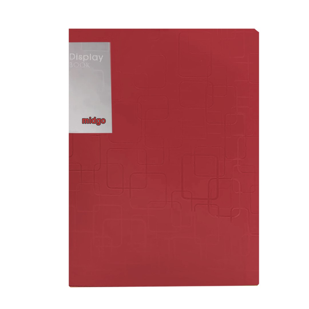 20 Pockets Midgo A4 Office Clear Book, M-230A
