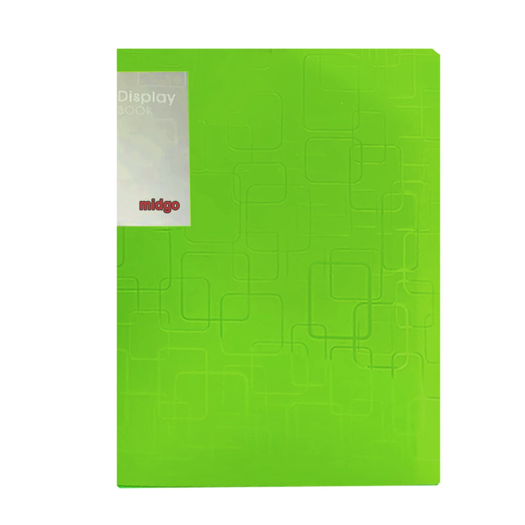 20 Pockets Midgo A4 Office Clear Book, M-230A