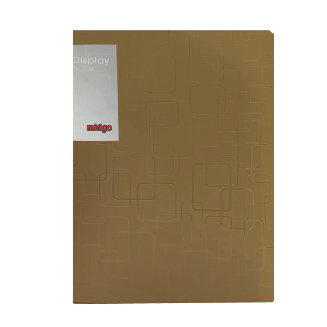 20 Pockets Midgo A4 Office Clear Book, M-230A