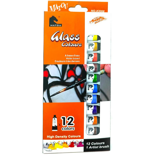 Set of 12 oil color tubes 3038