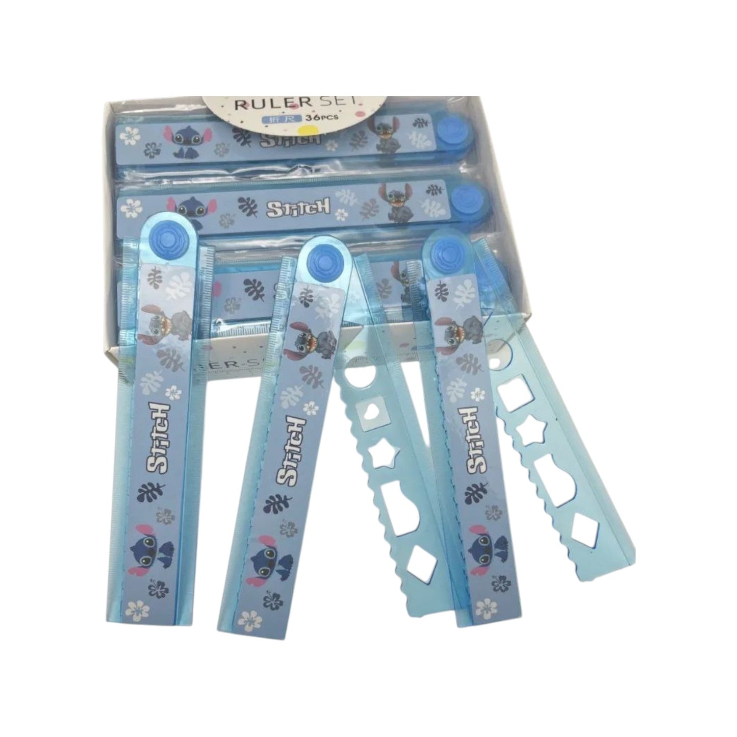 Cute Stitch Folding Ruler 15 cm to 30 cm