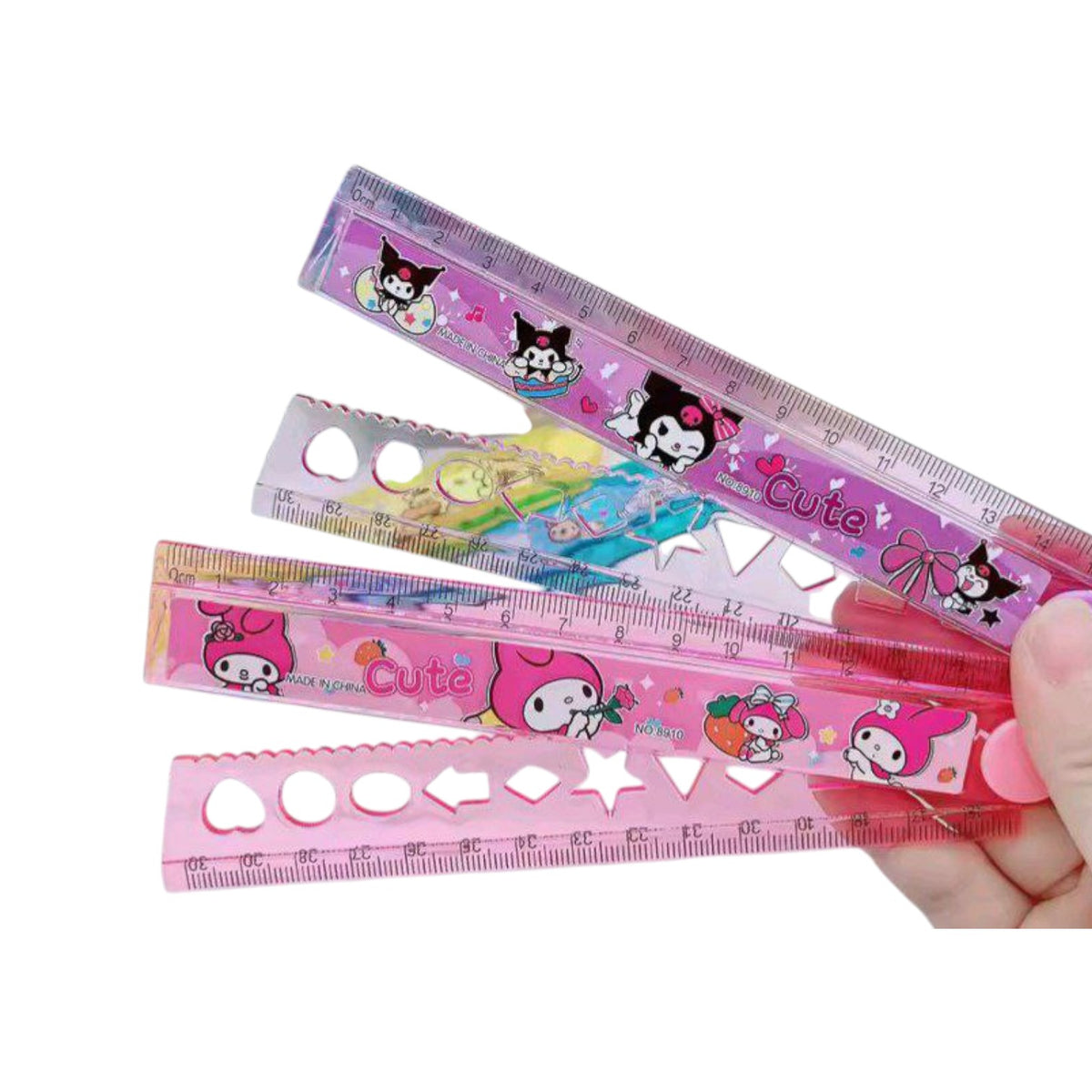 30cm Folding Ruler Set, Foldable Ruler 15cm - 1 Piece