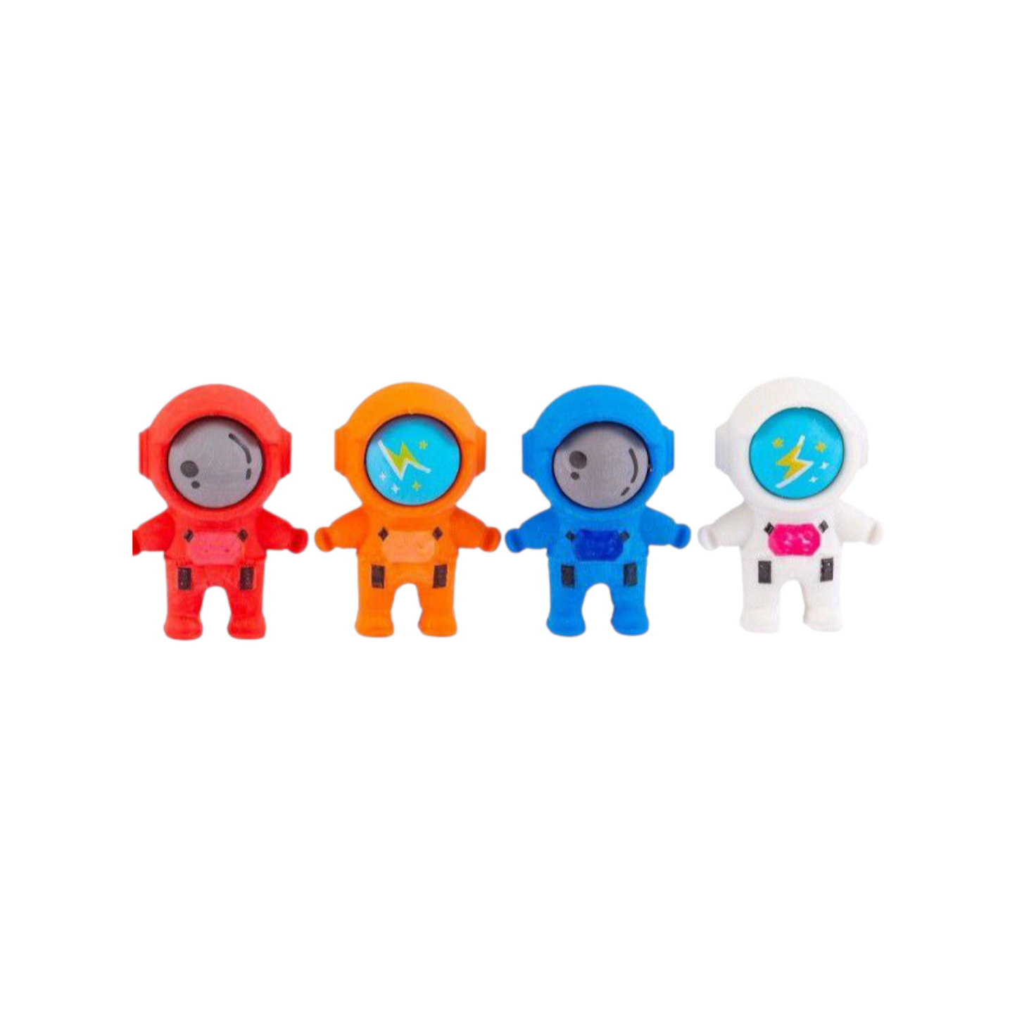 1 Piece of Random Color Big Colored Astronaut Design Eraser