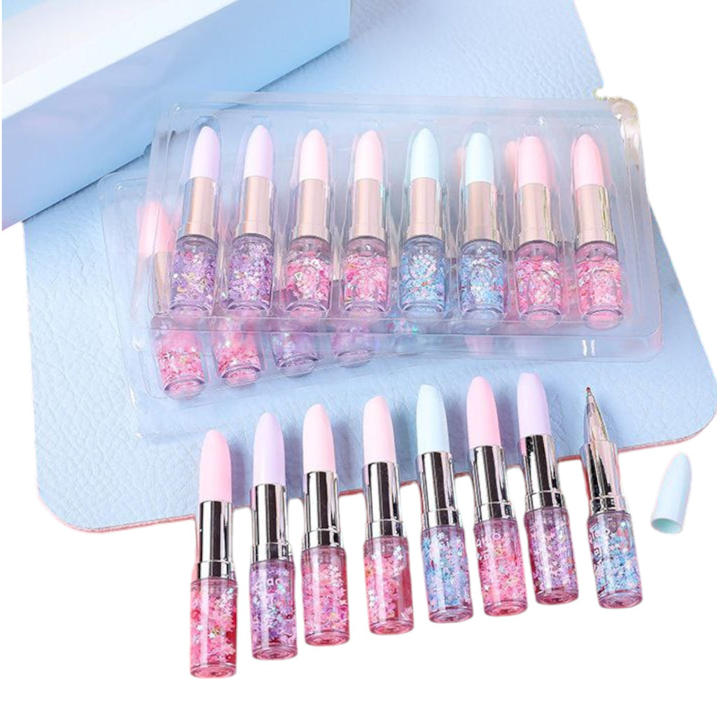 Glitter Lipstick Pen Gel Pen