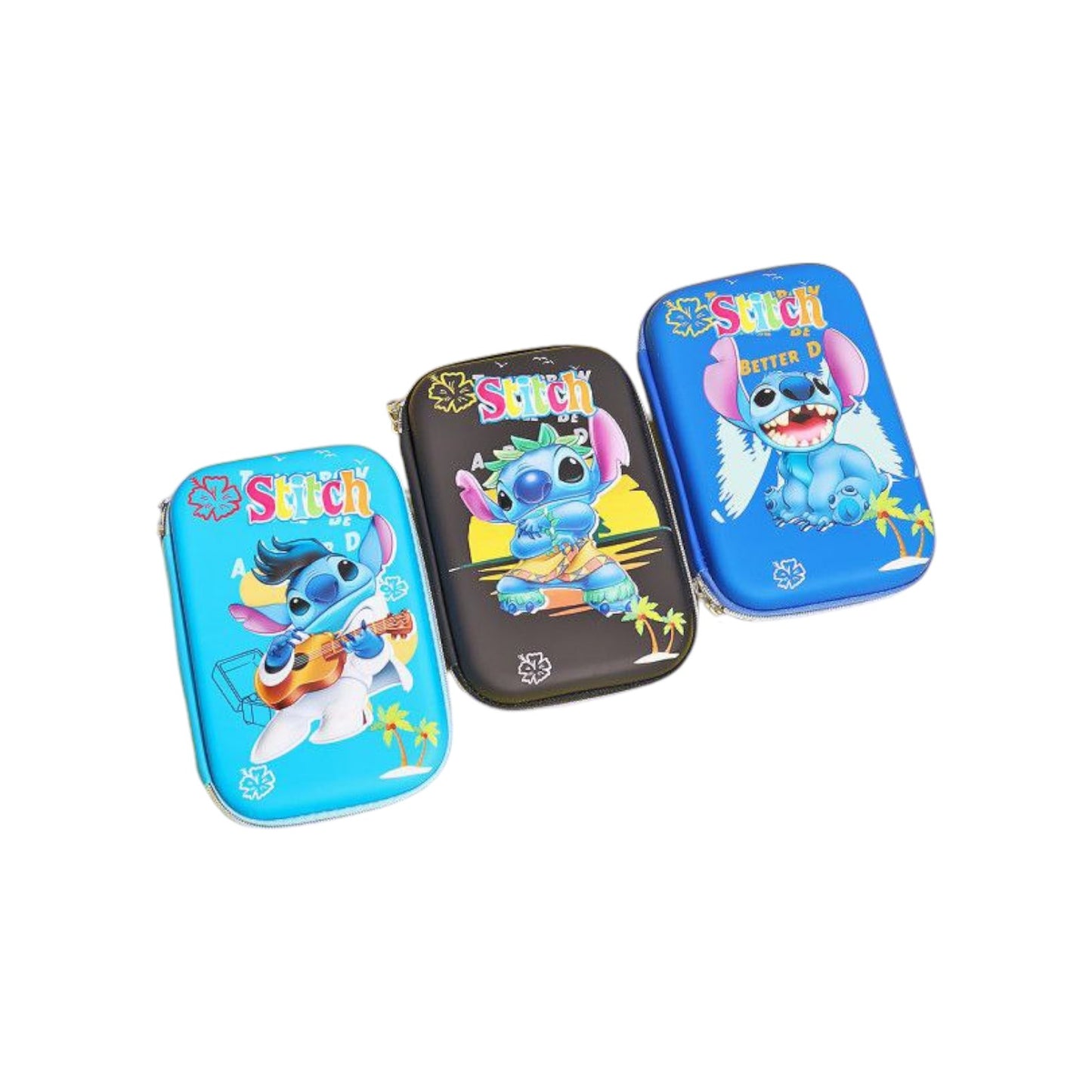 1Pc 3D Stitch Random Pencil Case