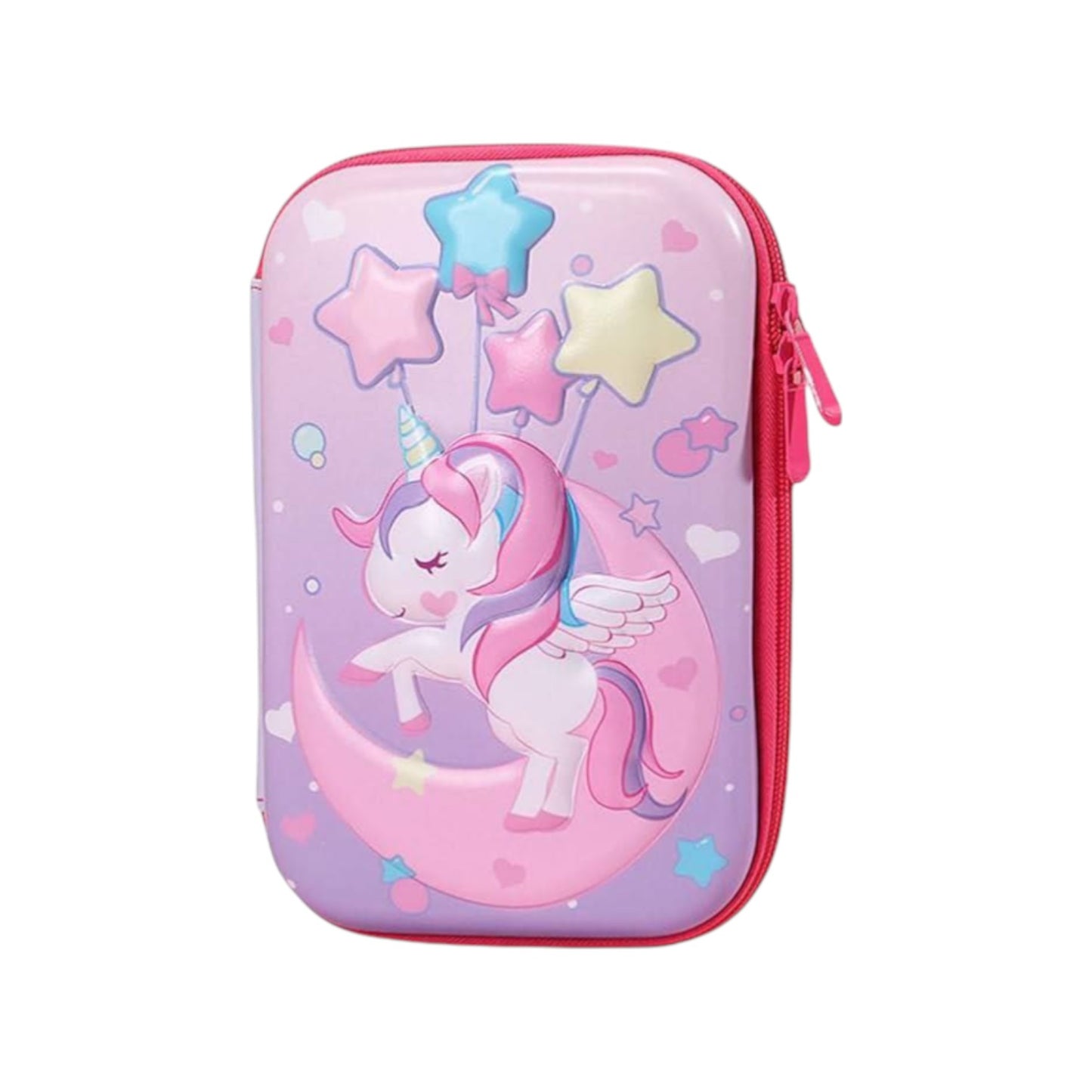 Pencil Case With Stars Pony Shape