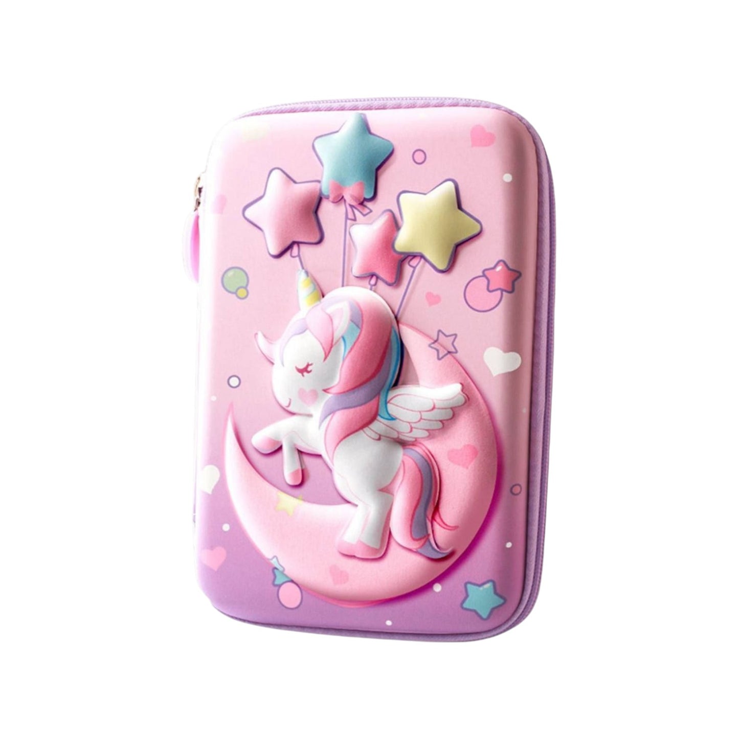 Pencil Case With Stars Pony Shape