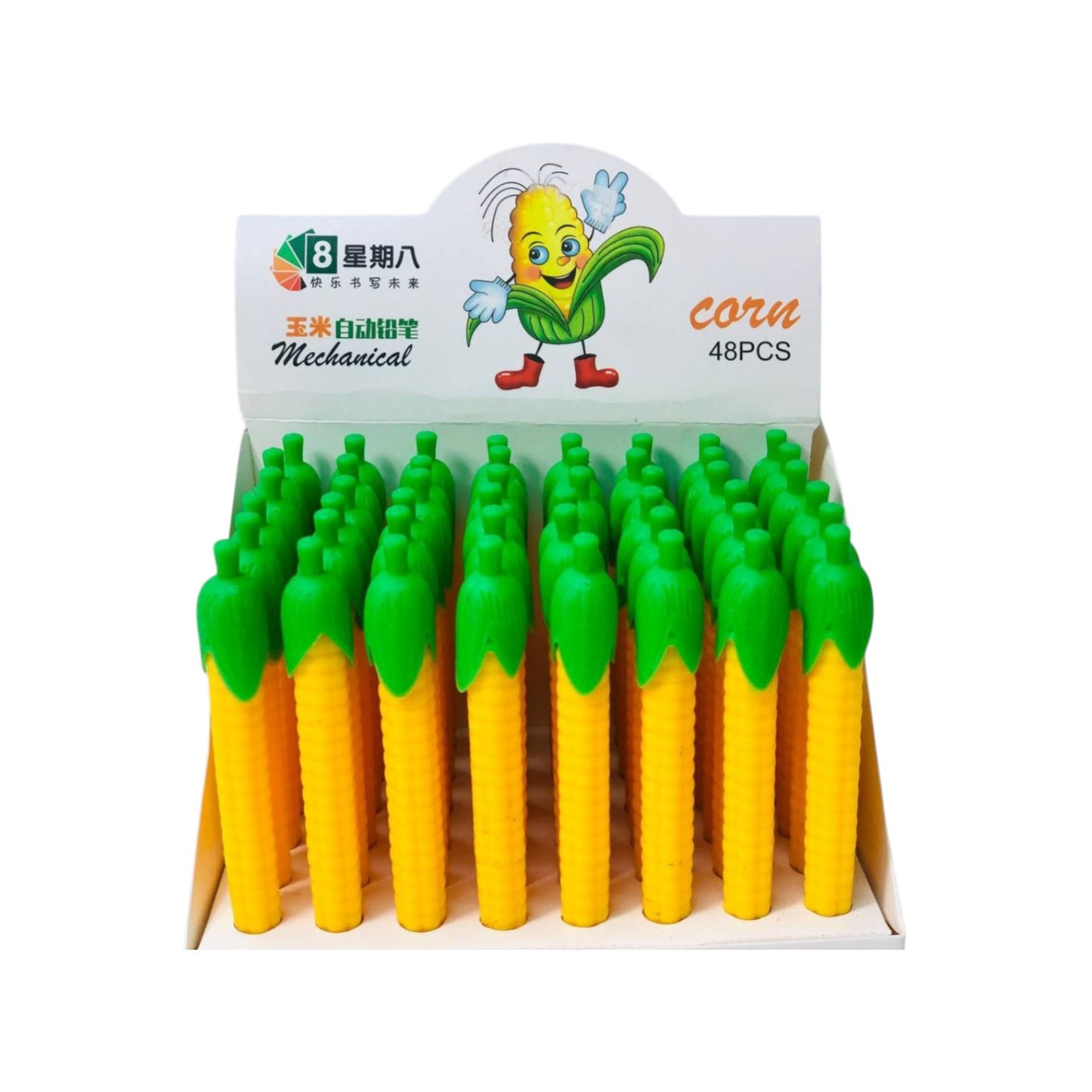 Mechanical Pencil ... 0.7 mm Carrot Cactus Corn