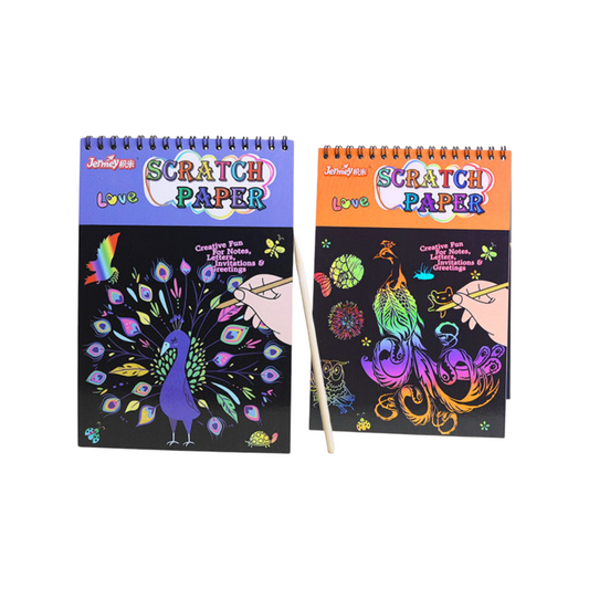 A4 High Quality Black Scratch Paper