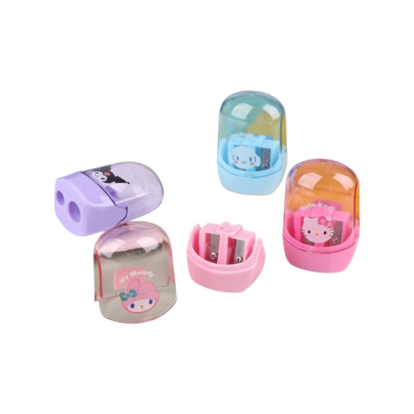 Anime Hello Kitty Kuromi Melody Double Hole Pencil Sharpener