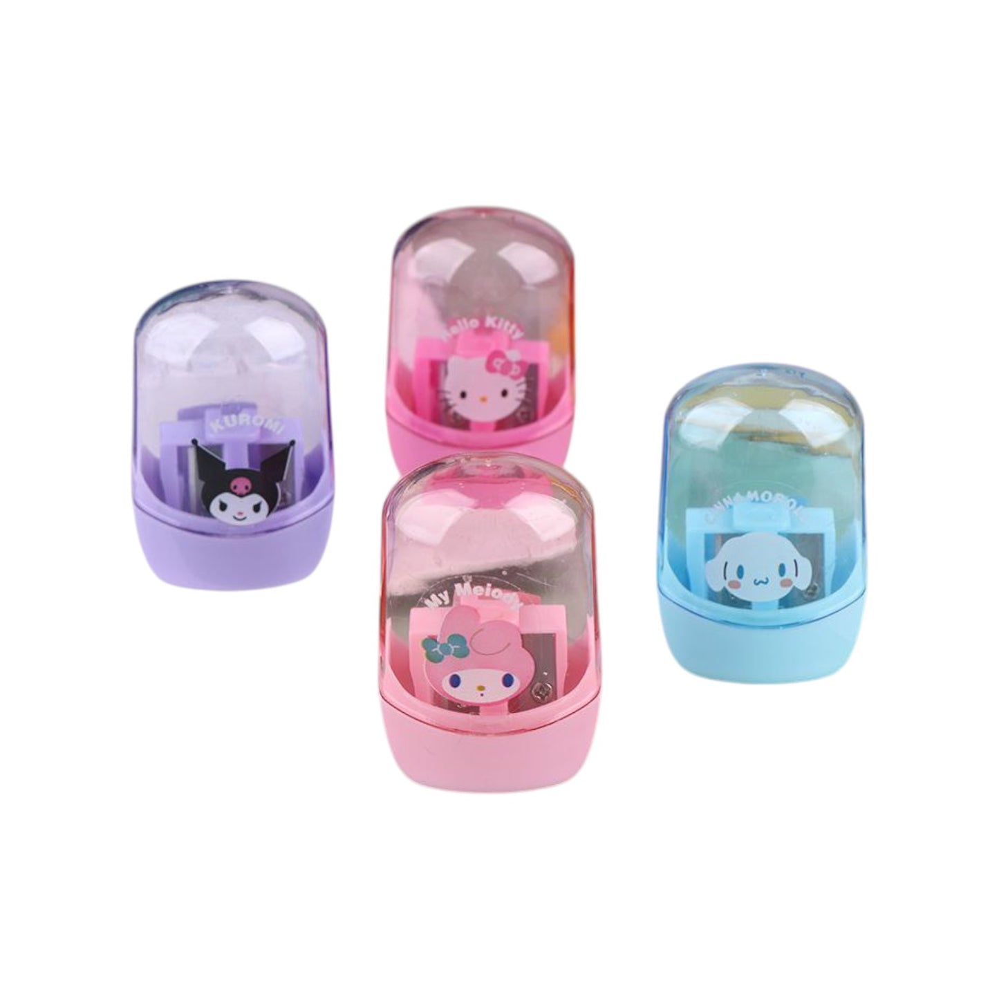 Anime Hello Kitty Kuromi Melody Double Hole Pencil Sharpener