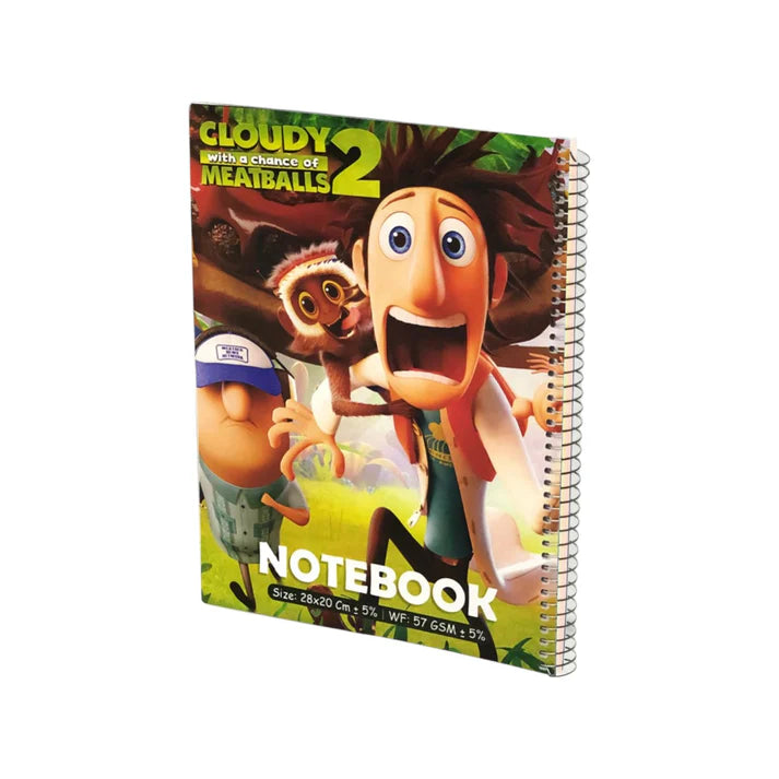 100 sheets Notebook Wire Size 28 * 20 60 GSM