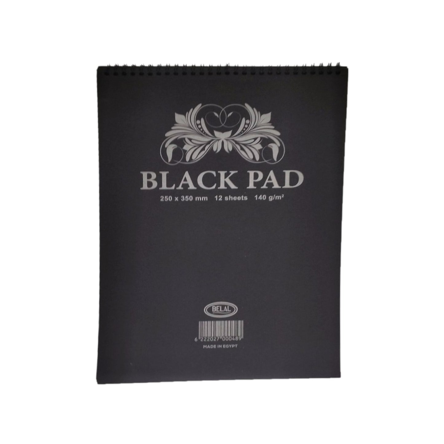 Bilal 31 gsm Sketchpad 140 g, 25 x 35 cm Size, Black