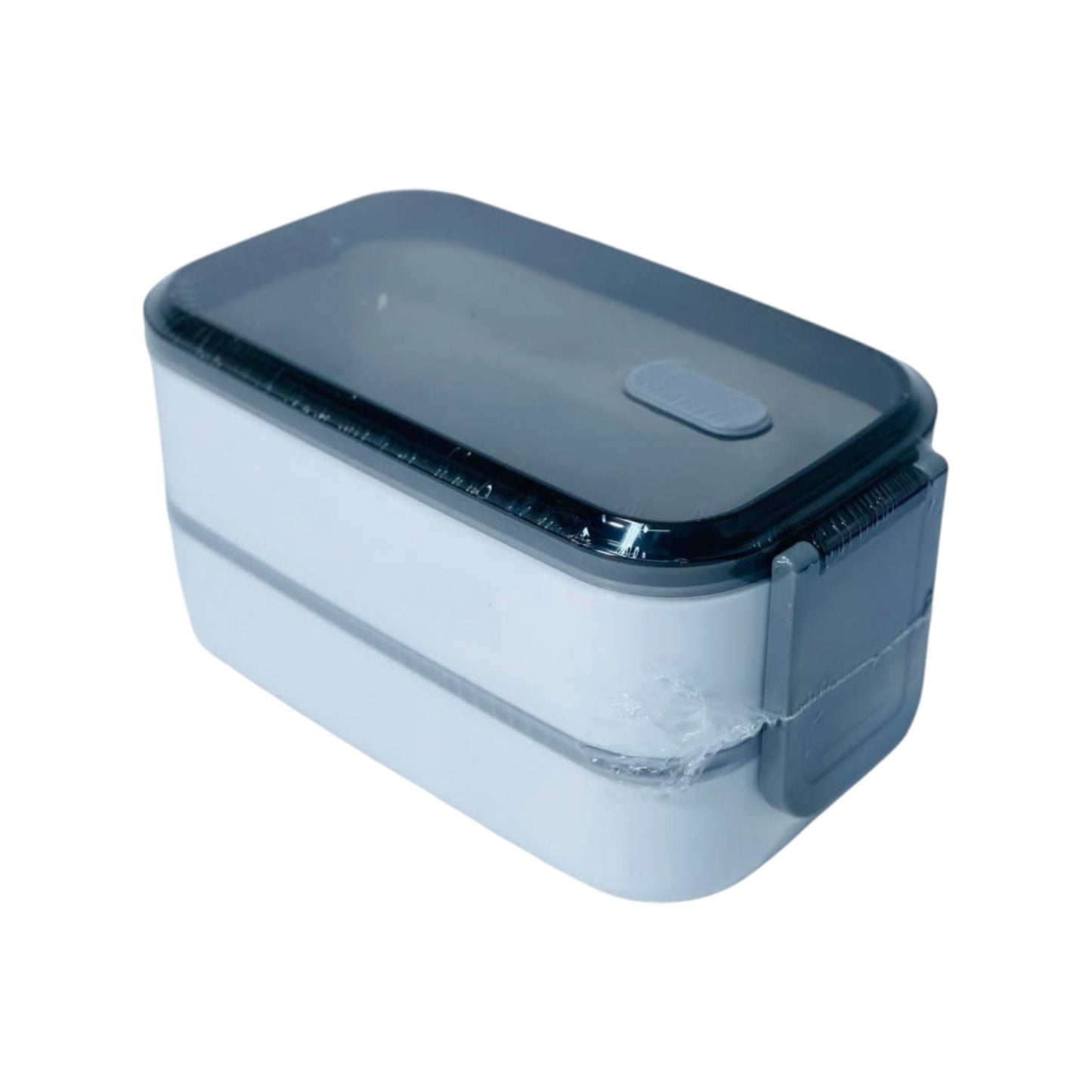2 Layers 2 Parts  Stainless + Plastic Lunch Box