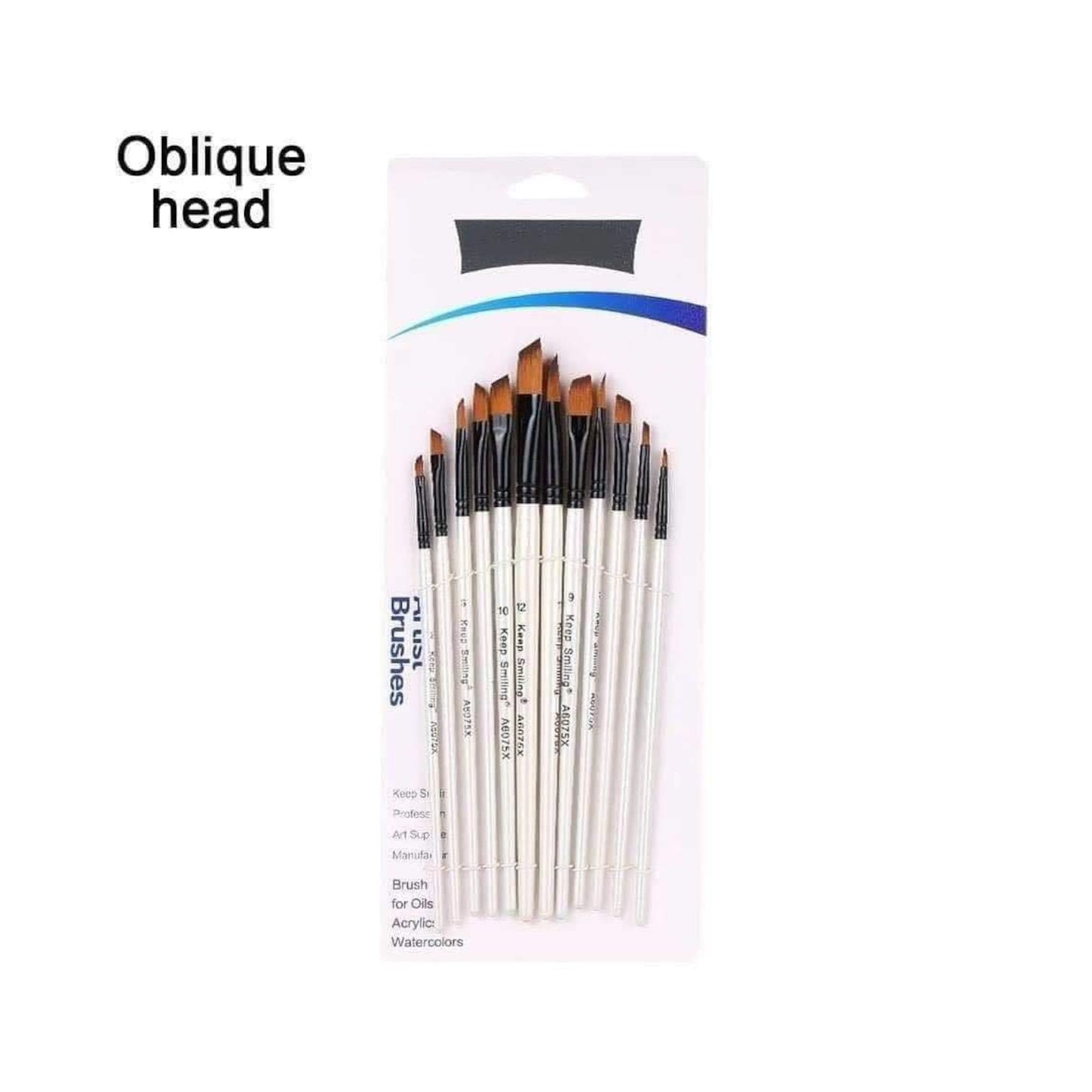 Keep Smiling Round Brushes Set of 10