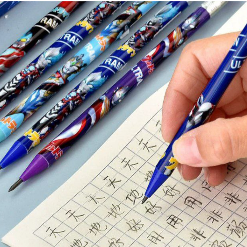 Ultraman Mechanical Pencil, 2.0mm thick lead, Push Button