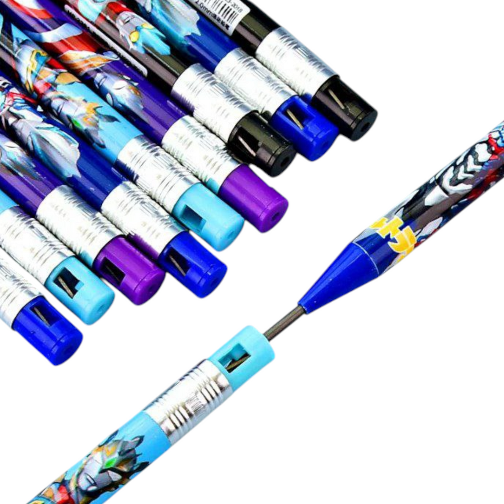 Ultraman Mechanical Pencil, 2.0mm thick lead, Push Button