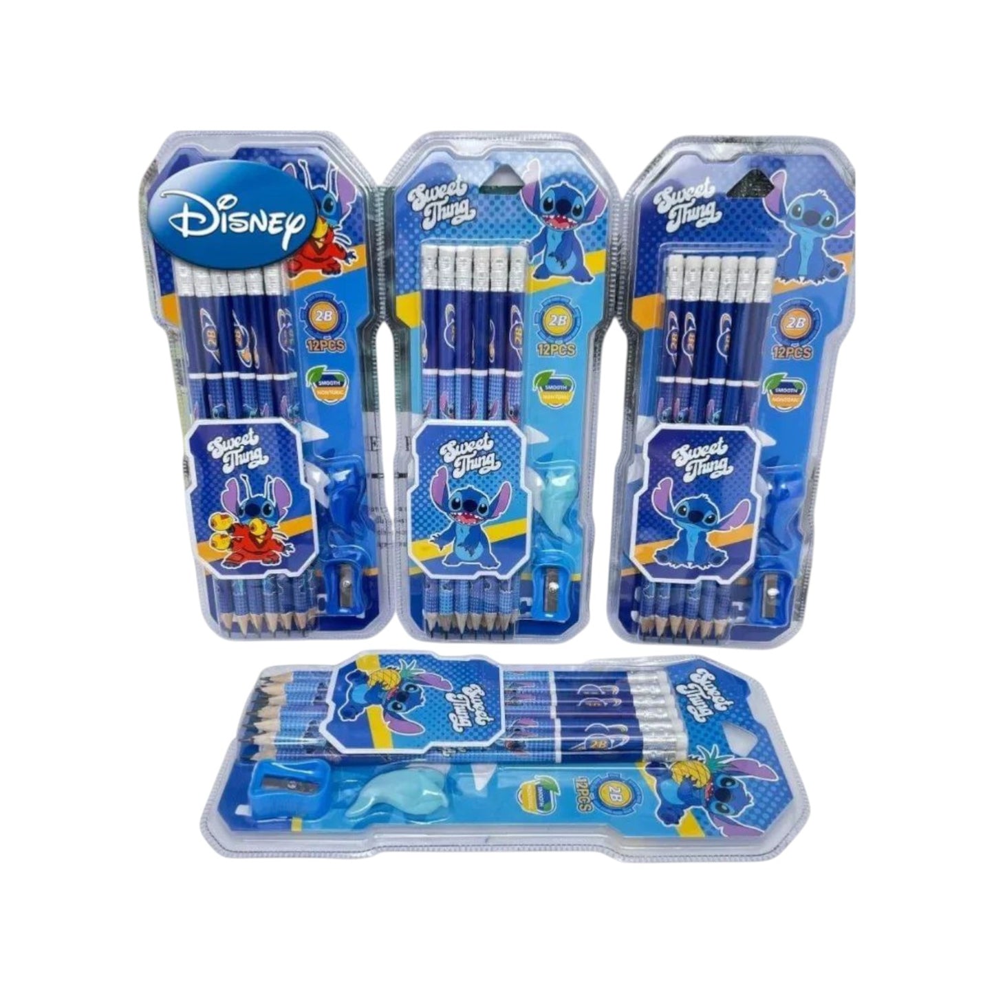 Stitch 12 Pencils With Sharpener / 231179
