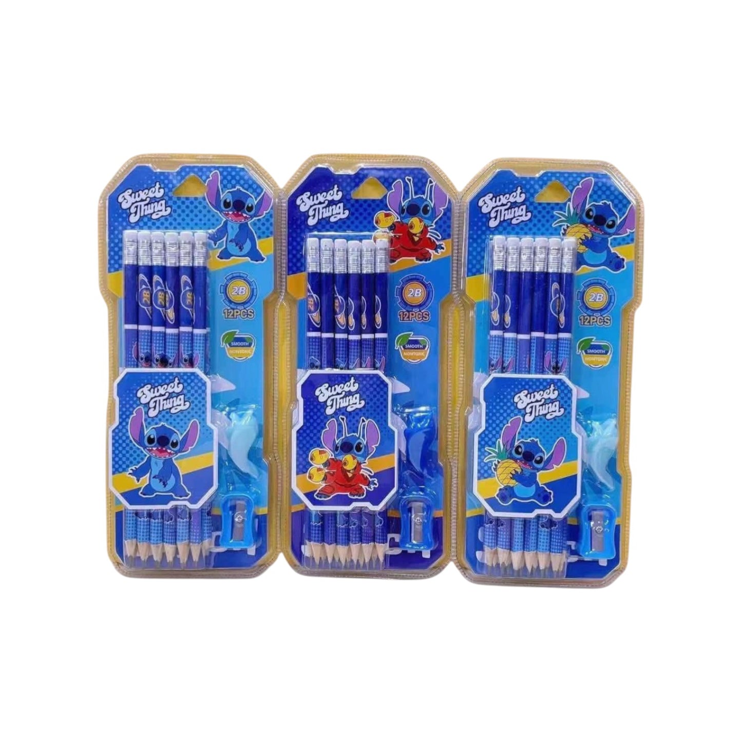 Stitch 12 Pencils With Sharpener / 231179