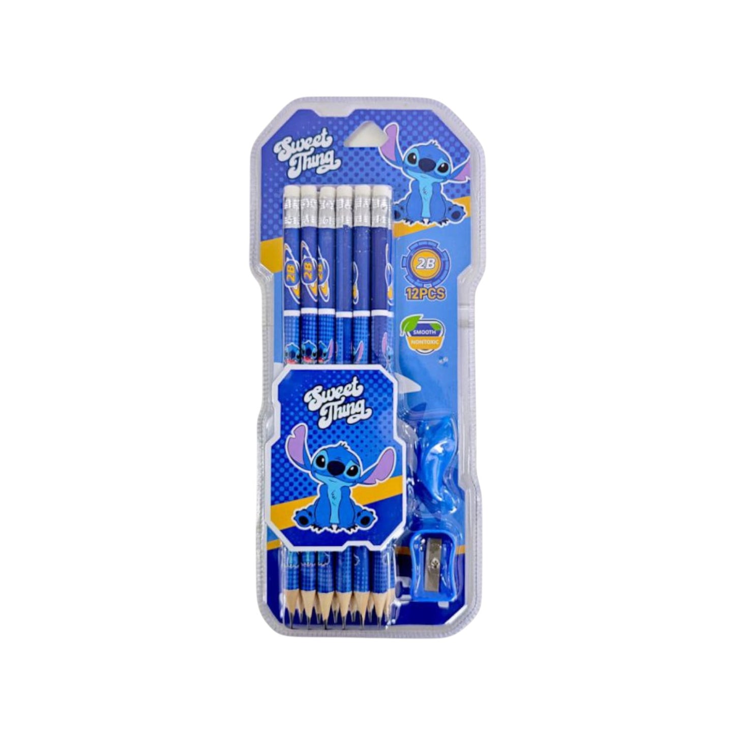 Stitch 12 Pencils With Sharpener / 231179