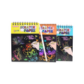 A6 High Quality Black Scratch Paper