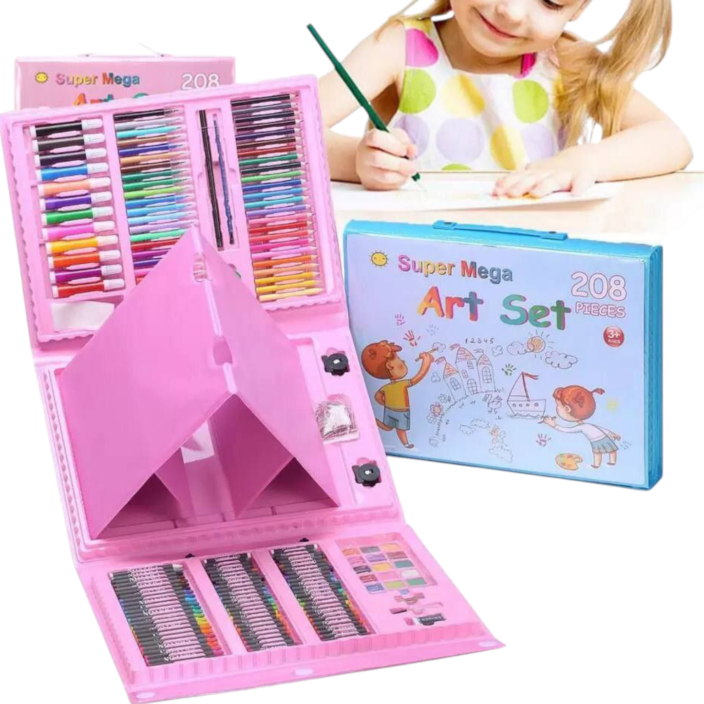208 Pcs Art Drawing Set