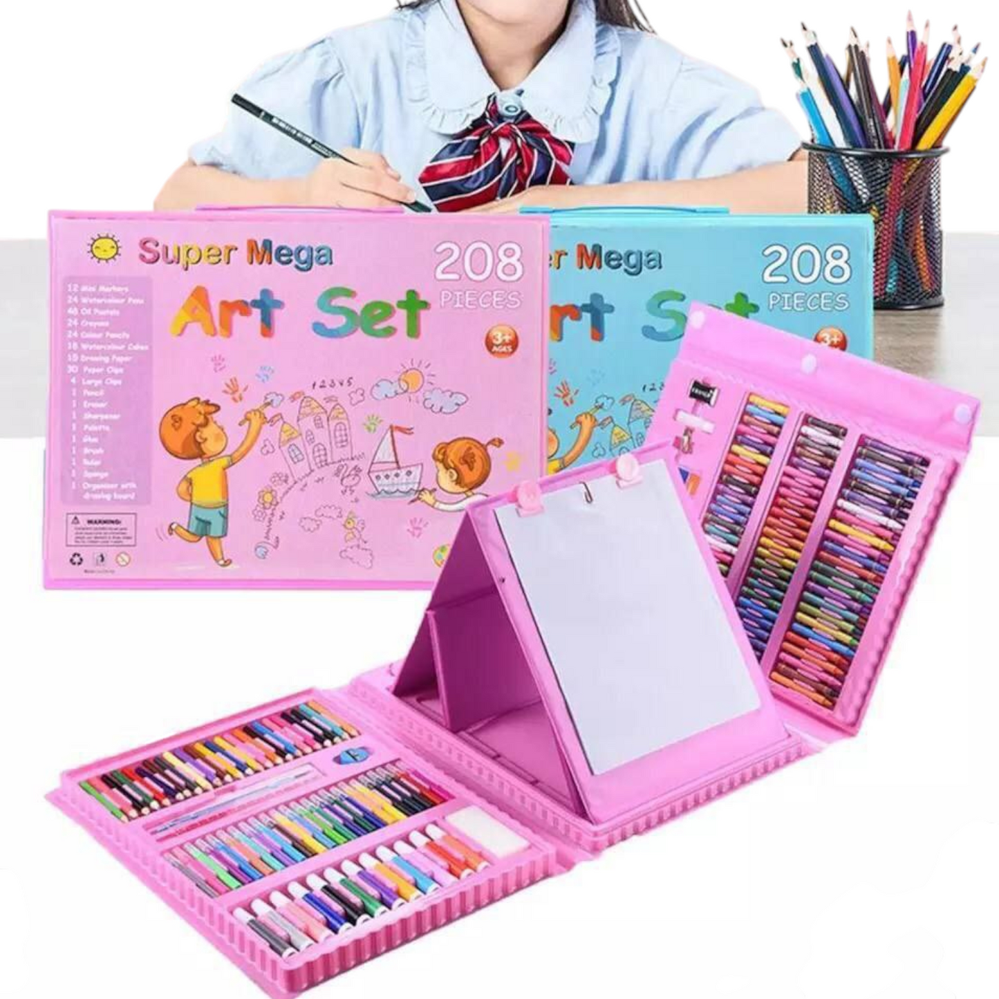 208 Pcs Art Drawing Set