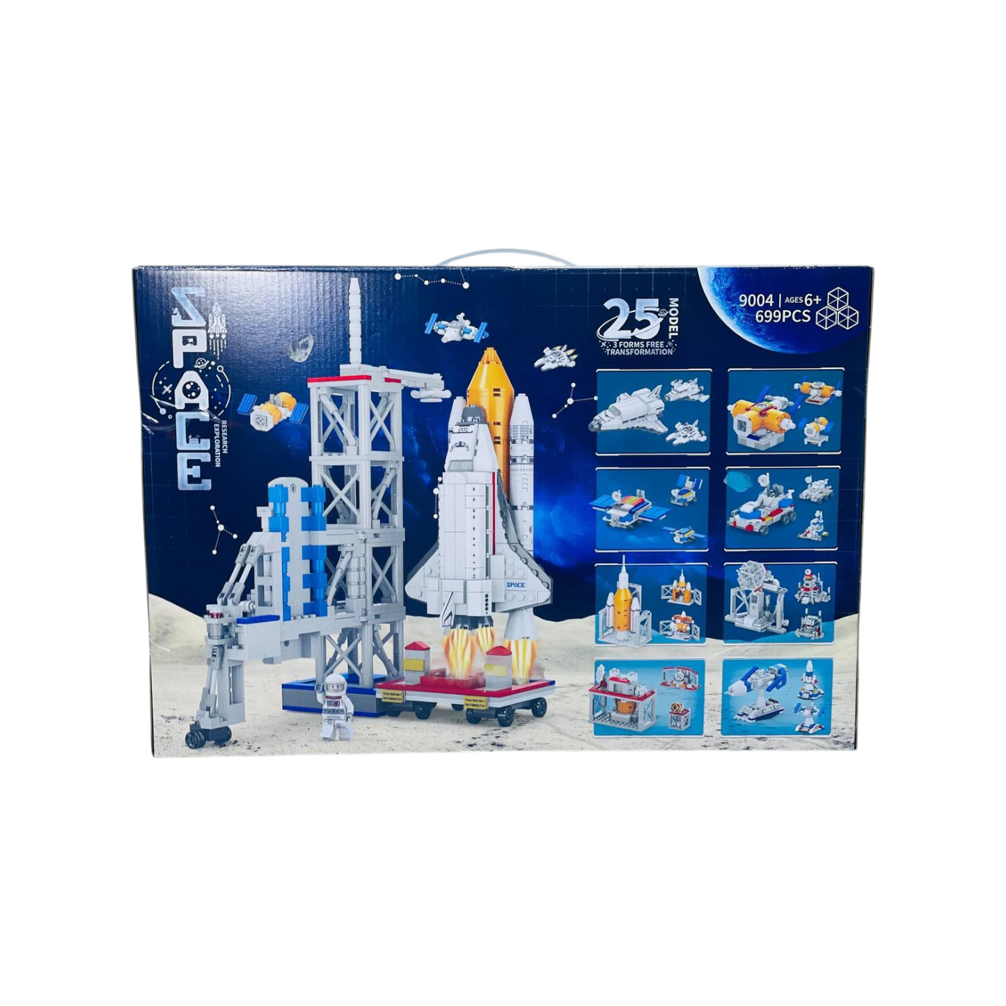Space Exploration Shuttle Toy Building Blocks 699 Pieces