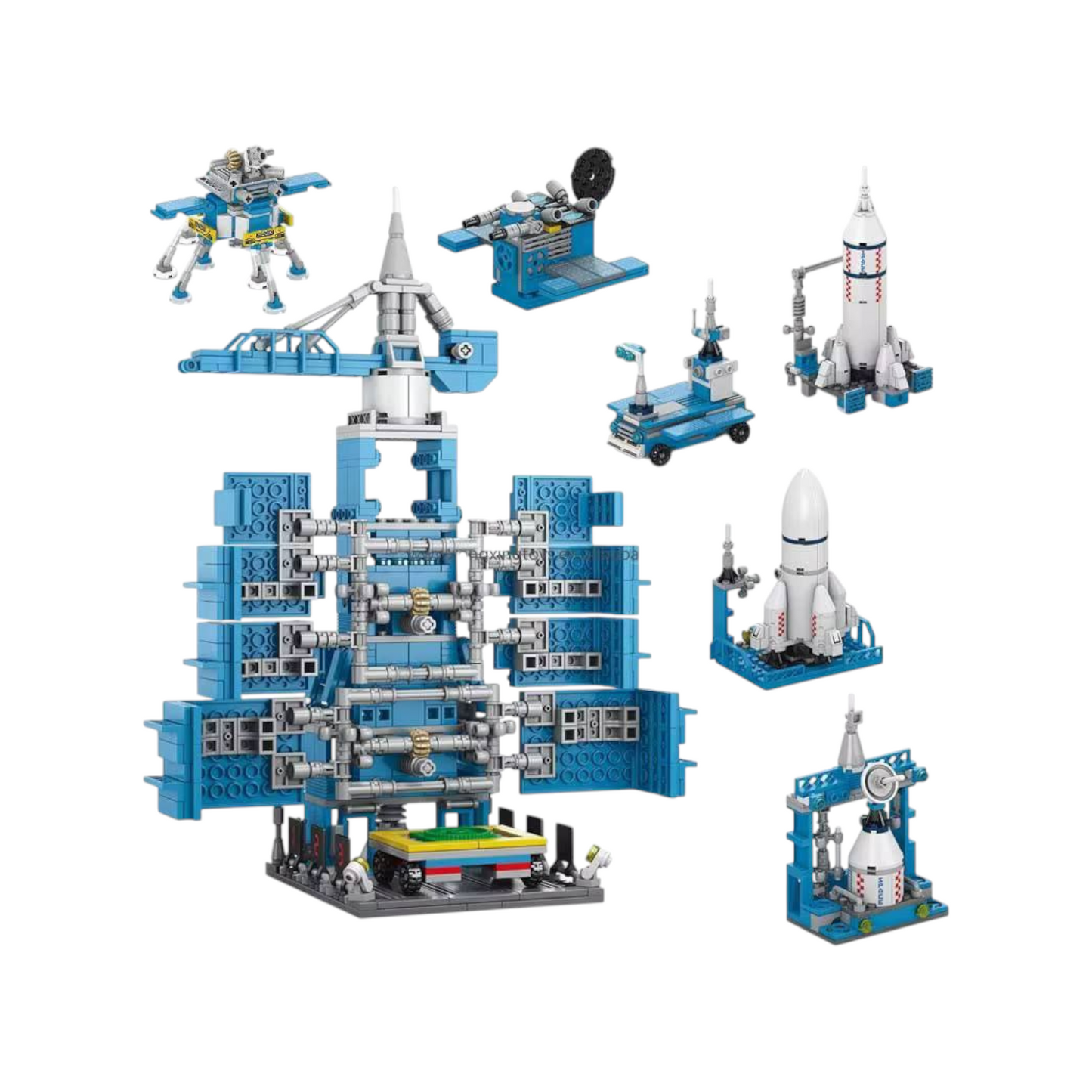 Space Exploration Shuttle Toy Building Blocks 699 Pieces