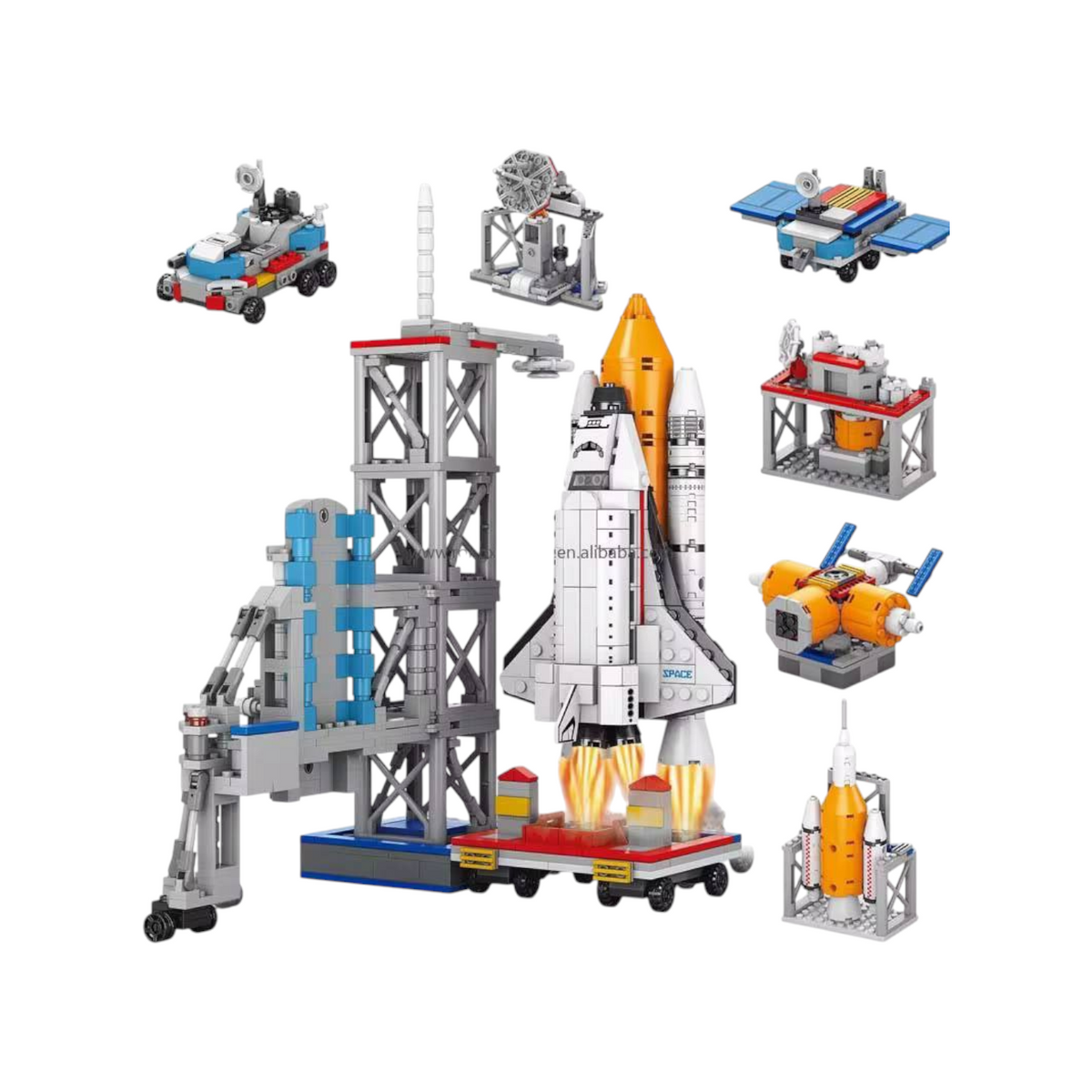 Space Exploration Shuttle Toy Building Blocks 699 Pieces