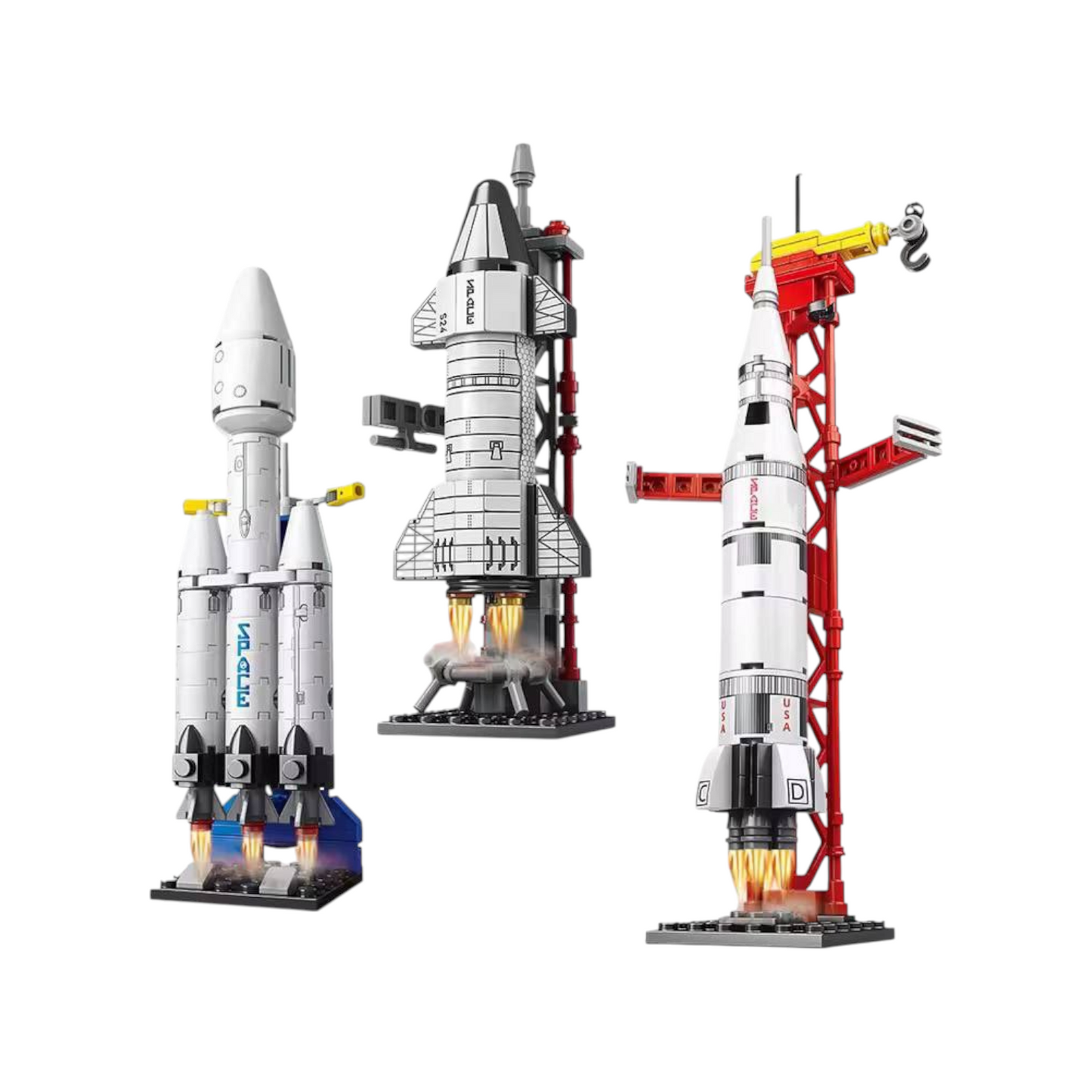 Shuttle Building Blocks Set for Kids,Teen,107 Pcs
