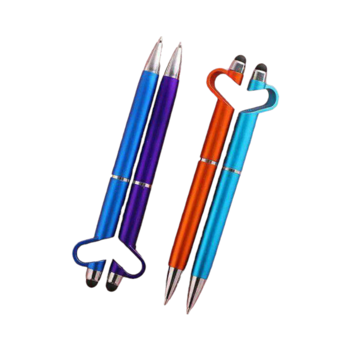 Pen Touch 3 in 1 Ballpoint Function Stylus Pen Touch with Mobile Stand Holder, Writing Pen