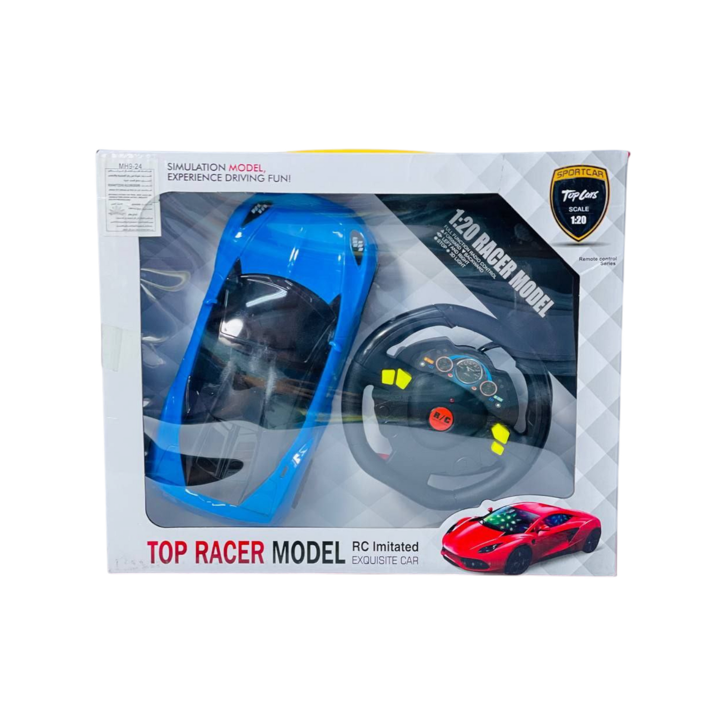 Racing Car with Remote Control For Boys, Multi Color