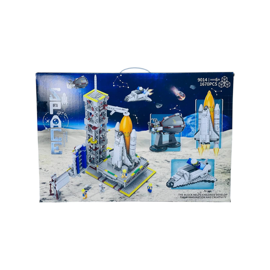 Space Exploration Shuttle Toy Building Blocks, 6-in-1 - 1670 Pieces