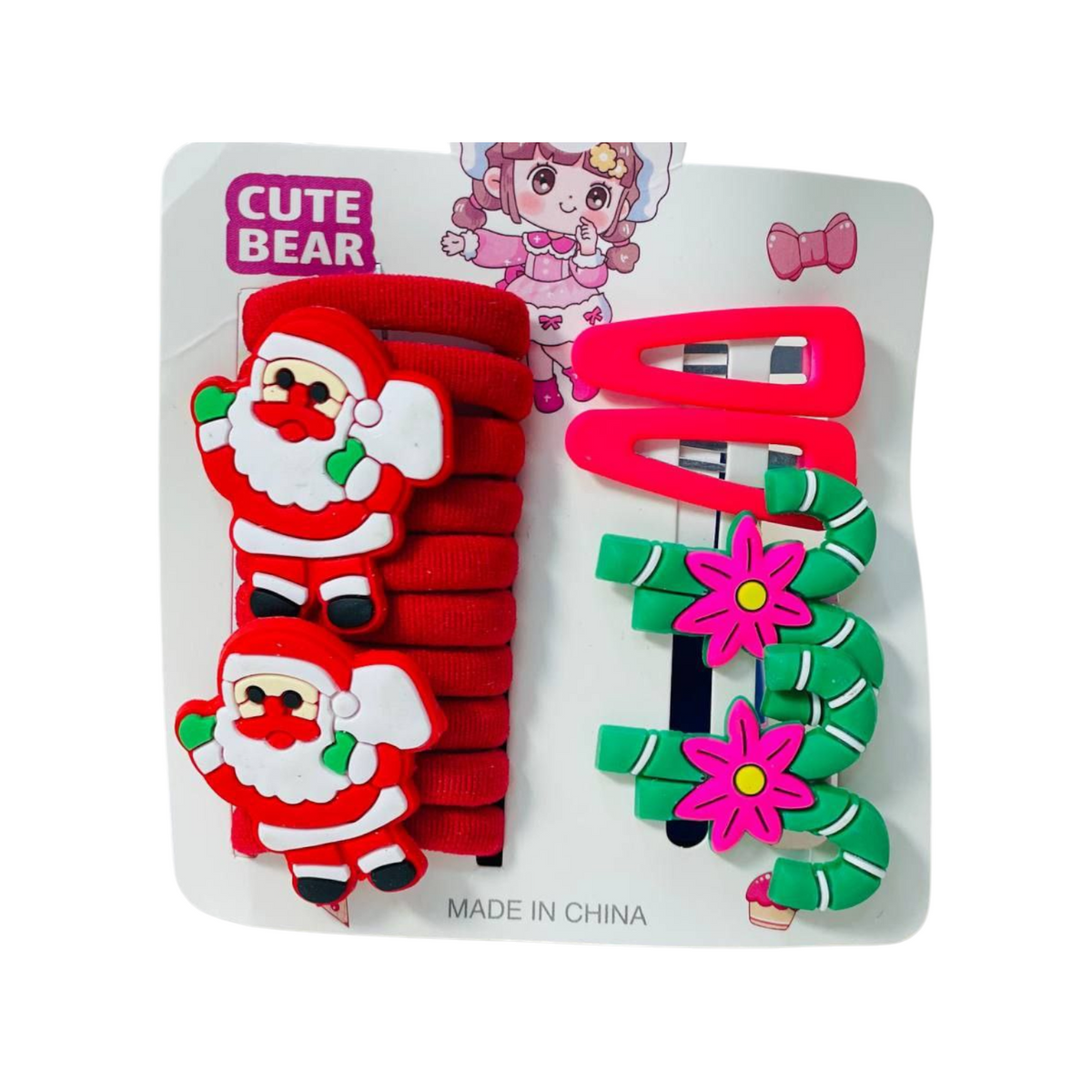 Elastic Bands and Clips, Christmas Shapes