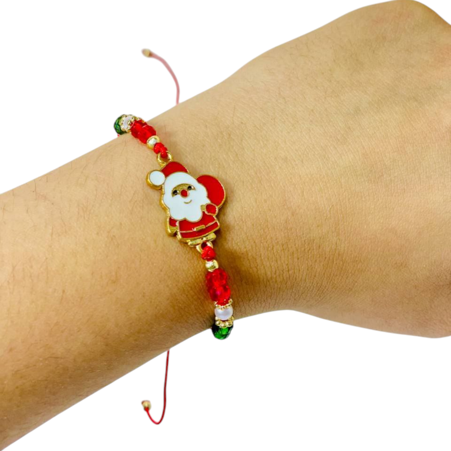 Christmas Charm Bracelet Set Santa Claus Snowman